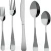 Grandlux Bestekset 6 Persoons 30-delig - Zilver Bestek - Messen, Vorken, Lepels - Cutlery Set - RVS