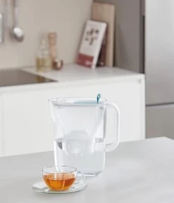 BRITA - Waterfilterkan Style Cool - Blauw - 2,4L + 3 MAXTRA+ Waterfilterpatronen -Servies Serie Winkel 1026x1200