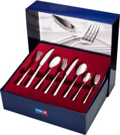 Sola Bestekset Luxor - Modern - 8 Persoons - 70 Delig - Zilverwit Edelstaal 18/10 - RVS - Zilver -Servies Serie Winkel 1068x1200 3