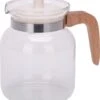 Excellent Houseware Borosilicaat Glazen Theepot Met Infuser / Theefilter Van 1.5 Liter
