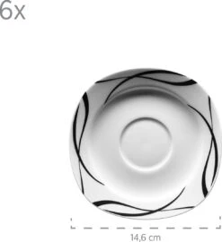 Merkloos 30-delige Combiset Voor 6 Personen -Servies Serie Winkel 1098x1200