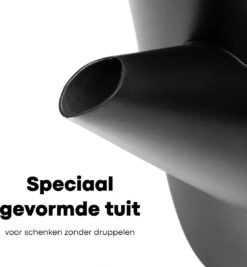 Vatten® - Premium RVS Theepot - Incl. RVS Theefilter - 1L - Zwart - Dubbelwandig -Servies Serie Winkel 1110x1200 1