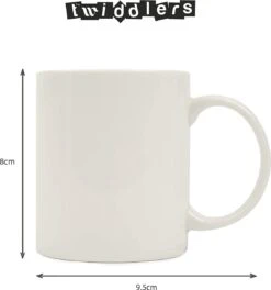 TWIDDLERS Doe-Het-Zelf Mokken Beschilderen Pakket Met 4 Mokken & 7 Keramiekstiften - Decoreer Je Eigen Mok Knutselproject Voor Kinderen - Mooi Als Cadeau Voor Moederdag/Vaderdag -Servies Serie Winkel 1122x1200 5