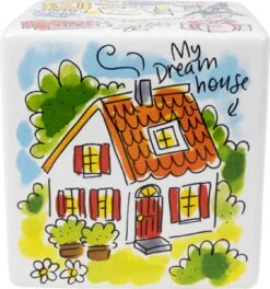 Blond Amsterdam, Even Bijkletsen: Spaarpot Vierkant -Servies Serie Winkel 1123x1200 4