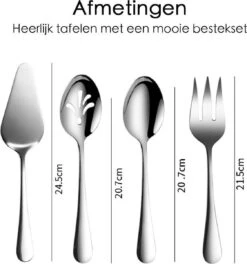 Bestekset Zilverkleurig - 72-delig - 12 Personen - Complete Set -Servies Serie Winkel 1124x1200 6