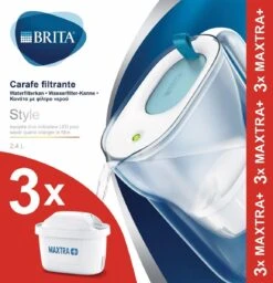 BRITA - Waterfilterkan Style Cool - Blauw - 2,4L + 3 MAXTRA+ Waterfilterpatronen -Servies Serie Winkel 1156x1200 7