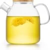 S091 Glazen Theepot Met Bamboedeksel - 1600 Ml - Samadoyo