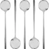 House Of Husk Koreaanse Eetlepel Set - Zilver - 5 Stuks - Soeplepel - RVS - Vaatwasserbestendig