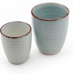 Koffiekopjes - Ocean Blue - Koffiebeker - Unieke Kleuren - Blauw - Set Van 12 Kopjes (ook Los Verkrijgbaar) - 160ML En 340ML - Porselein - Hip En Trendy -Servies Serie Winkel 1186x1200 2