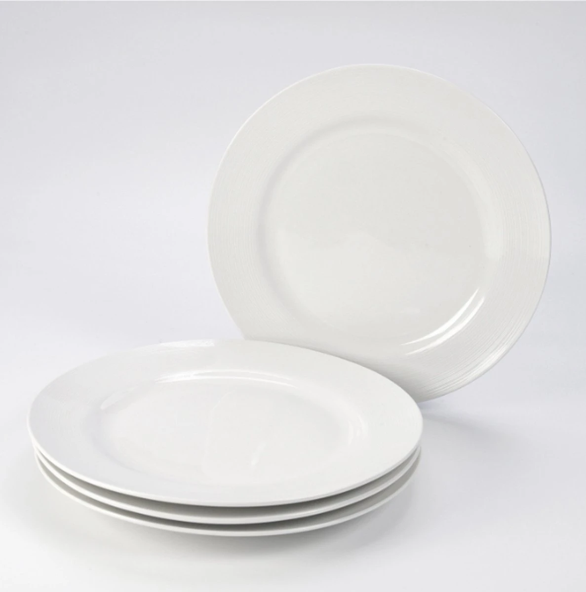 JT Serviesset - Wit - 35delig - 4 Persoons - Luxe Reliëf Design 10 JT Serviesset - Wit - 35delig - 4 Persoons - Luxe Reliëf Design - Afbeelding 10