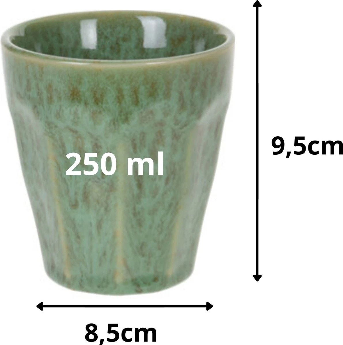 Orange85 Cappuccino Mokken - 4 Stuks - 250 Ml - Porselein - Hittebestendig - Keuken - Accessoires - Cappuccino Glazen - Cappuccino Kopjes - Latte Macchiato Glazen 9 Orange85 Cappuccino Mokken - 4 Stuks - 250 Ml - Porselein - Hittebestendig - Keuken - Accessoires - Cappuccino Glazen - Cappuccino Kopjes - Latte Macchiato Glazen - Afbeelding 9