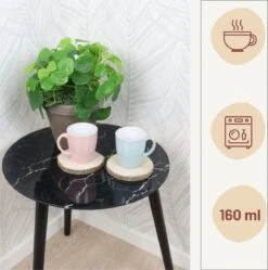 Orange85 Espresso Kopjes - Set Van 6 - Met Oor - 160ml - Meerdere Kleuren - Pastel - Aardewerk -Servies Serie Winkel 1192x1200 1