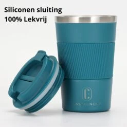 Castagnola Design RVS Koffiebeker To Go - Blauw - 380ml - Thermosbeker - Theebeker -Servies Serie Winkel 1198x1200 7