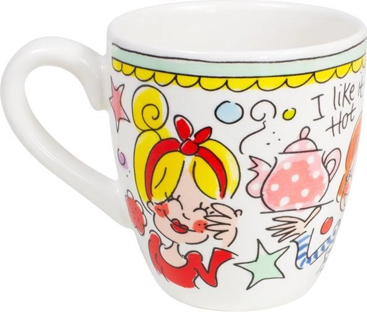 Blond Amsterdam Even Bijkletsen Mini Mok - Mint Rand 3 Blond Amsterdam Even Bijkletsen Mini Mok - Mint Rand - Afbeelding 3