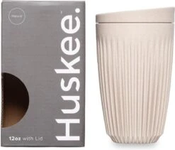 HuskeeCup & Deksel - Koffiebeker - Large - 12oz/36cl - Natural -Servies Serie Winkel 1200x1024 1
