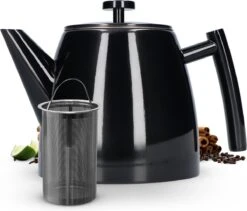 Vaja® Theepot Juliette Met Filter - Dubbelwandig -Theekan 1.0L - Glimmend Zwart 25 Vaja® Theepot Juliette Met Filter - Dubbelwandig -Theekan 1.0L - Glimmend Zwart -Servies Serie Winkel 1200x1024 2