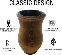 Borvat® | Houten Mate Gourd Cup, Yerba Mate Kalebas, Mate, Bombilla, Yerba Mate Cup -Servies Serie Winkel 1200x1062