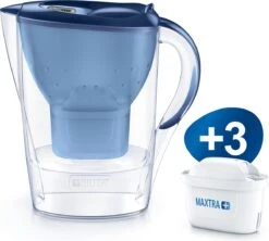 Servies Serie Winkel 28 BRITA - Waterfilterkan Marella Cool - Blauw - 2,4L + 3 MAXTRA+ Waterfilterpatronen
