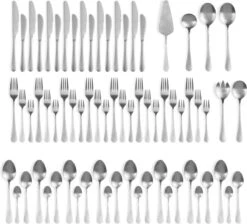 Magani - Zilveren Bestekset - Roestvrij Staal - 70-delig - Voor Acht Personen - PVD Coating -Servies Serie Winkel 1200x1090 3