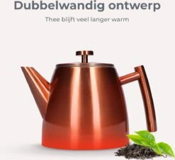 Vaja® Theepot Juliette Rosé Dubbelwandig -Servies Serie Winkel 1200x1099 8