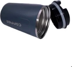 Koffiebeker To Go | Lekvrije Thermosbeker | Thermosfles | RVS Reisbeker | Dubbelwandige Travel Mug | 380 Ml | Blauw -Servies Serie Winkel 1200x1112 2