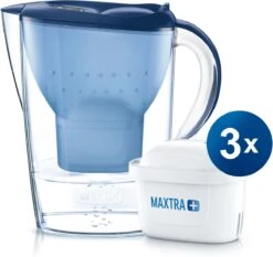 BRITA - Waterfilterkan Marella Cool - Blauw - 2,4L + 3 MAXTRA+ Waterfilterpatronen -Servies Serie Winkel 1200x1130