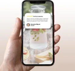 MÊZON® Schenkkan - Glazen Waterkan - Waterkaraf Voor Fruitwater - Multifunctionele Decanteer Karaf - Kan Met Deksel - 1.5L Capaciteit -Servies Serie Winkel 1200x1139