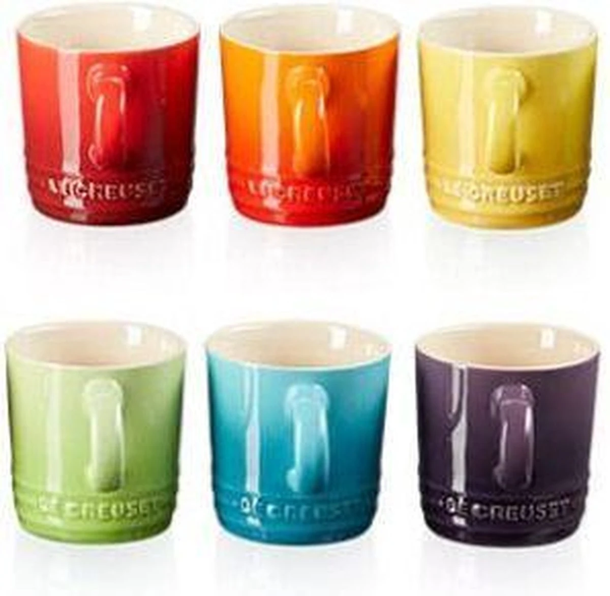 Le Creuset Espresso Kopjes Rainbow 100 Ml - 6 Stuks 4 Le Creuset Espresso Kopjes Rainbow 100 Ml - 6 Stuks - Afbeelding 4