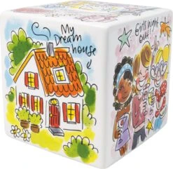 Blond Amsterdam, Even Bijkletsen: Spaarpot Vierkant -Servies Serie Winkel 1200x1172 2