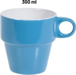 Orange85 Koffiekopjes - Met Houder - Set Van 6 - Gekleurd - 300 Ml - Keramiek -Servies Serie Winkel 1200x1179