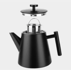 Castagnola Theepot Met Filter – Theekan – Theepot Dubbelwandig – Theepot Roestvrijstaal – Hoogwaardig RVS – 1 Liter – 5 Kopjes Thee – Zwart -Servies Serie Winkel 1200x1195 10
