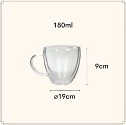 OTIX Dubbelwandige Koffieglazen - Koffiekopjes - 180 Ml - Set Van 4 - Transparant - Latte Macchiato Glazen 15 OTIX Dubbelwandige Koffieglazen - Koffiekopjes - 180 Ml - Set Van 4 - Transparant - Latte Macchiato Glazen -Servies Serie Winkel 1200x1195 3