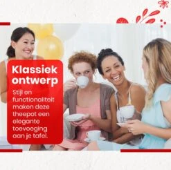 Procidi® Glazen Theepot Met Filter - Theekan Met Infuser - Dubbelwandig Borosilicaat Glas - Thee Thermoskan - Koffiekan 750 ML - Teapot -Servies Serie Winkel 1200x1197 10