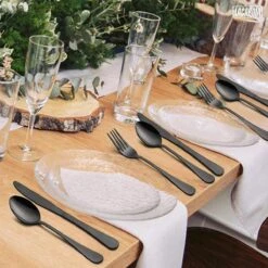 LaCardia Bestekset Glans Zwart – 24-delig Bestek – 6 Persoons – Bestek Zwart Voor 6 Personen -Servies Serie Winkel 1200x1200 1020