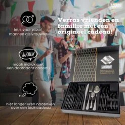 LaCardia Bestekset Glans Zwart – 24-delig Bestek – 6 Persoons – Bestek Zwart Voor 6 Personen -Servies Serie Winkel 1200x1200 1022
