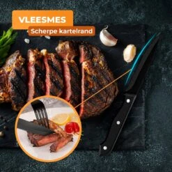 Strex Bestekset 6 Persoons - Zwart - 36-delig - Roestvrij Staal - Lepels, Messen, Vorken En Steakmessen - Hoogwaardige Kwaliteit 15 Strex Bestekset 6 Persoons - Zwart - 36-delig - Roestvrij Staal - Lepels, Messen, Vorken En Steakmessen - Hoogwaardige Kwaliteit -Servies Serie Winkel 1200x1200 1029
