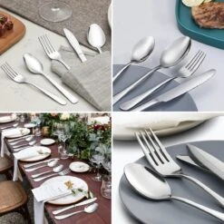 Perow 6 Persoons Bestekset – 36 Delig – 18/10 Edelstaal – Lepels, Messen, Vorken & Steakmessen – Vaatwasserbestendig – Zilver - Serviessets -Servies Serie Winkel 1200x1200 1038