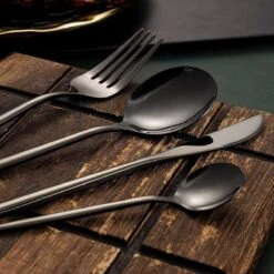 Lopoleis Royal Sam Bestek – Bestekset – Bestekset 6 Persoons – 24 Delig – Zwart – Luxe Bestekset – RVS – Modern Bestek -Servies Serie Winkel 1200x1200 1108
