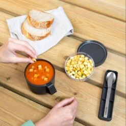 Brabantia Make & Take Bestekset - 3-delig - Dark Grey -Servies Serie Winkel 1200x1200 1142