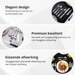 Veluw Bestekset 4 Persoons - Barcelona Bestekset 24 Delig - RVS 18/0 -Servies Serie Winkel 1200x1200 1145