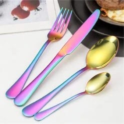 Merkloos Melili Bestekset-Bestek Set 24-delig-6 Persoons Bestekset-tafelmes-tafelvork-soeplepel-dessertlepel-roestvrijstalen Bestekset-multi Kleur -Servies Serie Winkel 1200x1200 1204