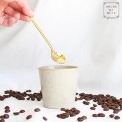 House Of Husk® Theelepels Set - Theelepeltjes - Koffielepels - Koffielepeltjes - RVS - 15cm - 6 Stuks - Goud -Servies Serie Winkel 1200x1200 1241