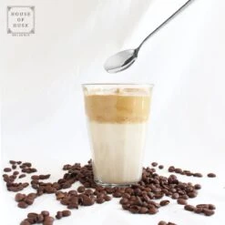 House Of Husk Latte Macchiato Lepels Set - Lange Theelepels - Koffielepels - Longdrinklepels - Sorbetlepels - Barlepel - RVS - 6 Stuks - 20CM - Zilver -Servies Serie Winkel 1200x1200 1313