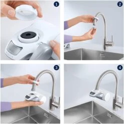 BRITA On Tap Faucet Filtration System - Uitstekend Smakend Gefilterd Water - Inclusief 1 BRITA ON TAP Kraanfilter - 600 Liter Water Gefilterd Per Patroon - Witte Kleur -Servies Serie Winkel 1200x1200 136
