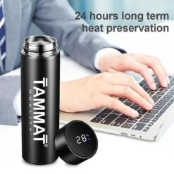 Slimme Thermosfles Met LCD Temperatuur Display - Curver Isolatiefles 0,5 Liter - Dubbelwandige Thermosfles - Thermosbeker - Isoleerfles - Thermoskan - Travel Mug - Bidon Drinkfles - Koffiebeker - Drinkflessen - RVS - Smart Thermos - Metaal -Servies Serie Winkel 1200x1200 275