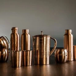 Puur Koperen Kan Bloempatroon - 1,5 Liter -Servies Serie Winkel 1200x1200 310