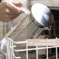MÊZON® Schenkkan - Glazen Waterkan - Waterkaraf Voor Fruitwater - Multifunctionele Decanteer Karaf - Kan Met Deksel - 1.5L Capaciteit -Servies Serie Winkel 1200x1200 317