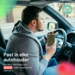 Triple J® Koffiebeker To Go - Thermosbeker - BPA & Lekvrij - 510ml - Groen -Servies Serie Winkel 1200x1200 330