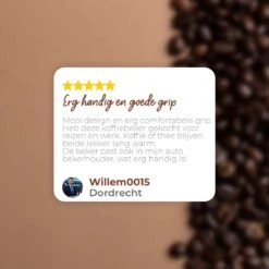 SIP !T® Premium RVS Koffiebeker To Go Thermosbeker – 380 ML – Herbruikbare Koffie & Theebeker – Lekvrij – Zwart - Valentijn -Servies Serie Winkel 1200x1200 472