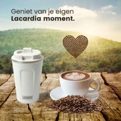 LaCardia Koffiebeker To Go Premium Wit – Thermosbeker – Theebeker – 380ML – Herbruikbaar -Servies Serie Winkel 1200x1200 493